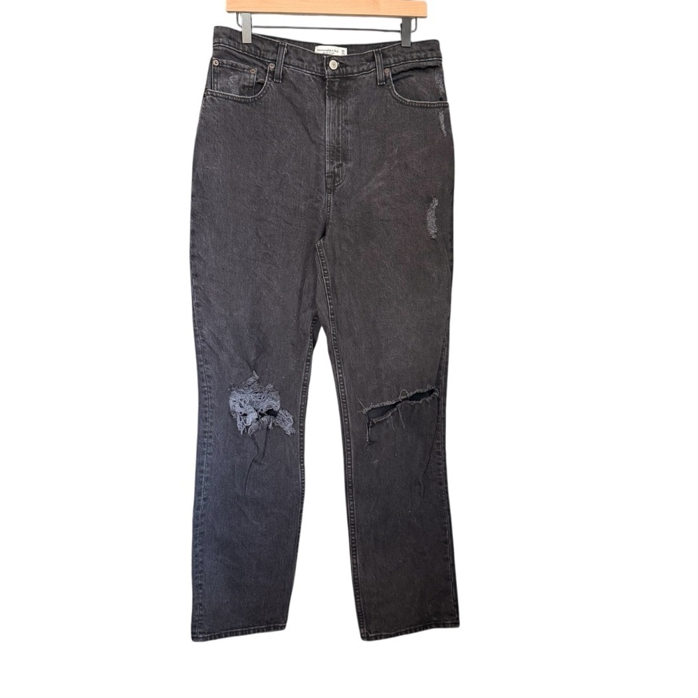 Abercrombie & Fitch Curve Love the 90’s Ultra Straight Denim